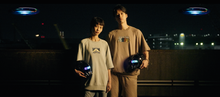 画像をギャラリービューアに読み込む, Over Sized HalfSleeve Sweat(Alien)