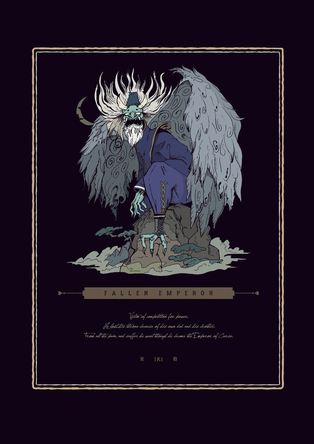 Fallen Emperor-Long T-Shirts