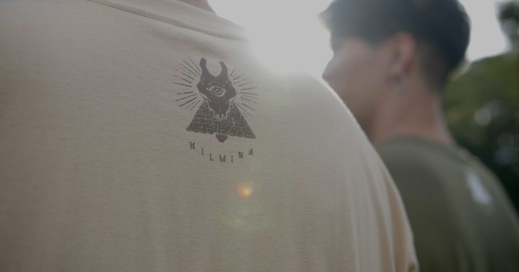 Back Neck Logo Half Sleeve T-Shirts