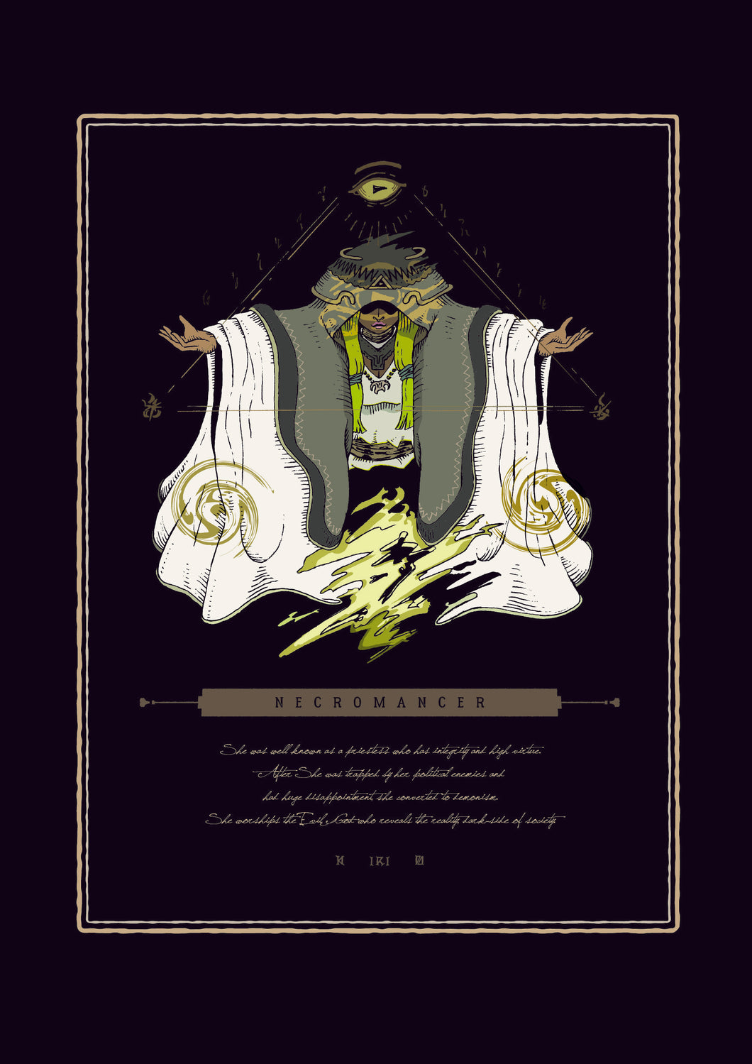 Necromancer-Long T-Shirts